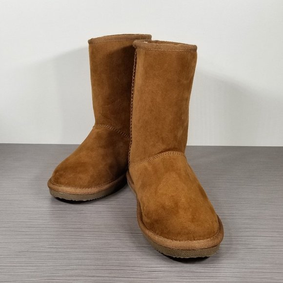 Harper Canyon Everly Faux Fur Lined Boot, Chestnut, Little Kid Size 3 (4-8 yr) - Picture 4 of 10